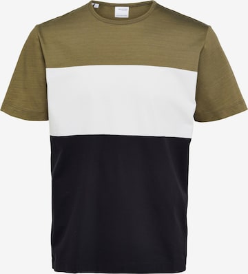 SELECTED HOMME T-Shirt 'Frank' in Grün: predná strana