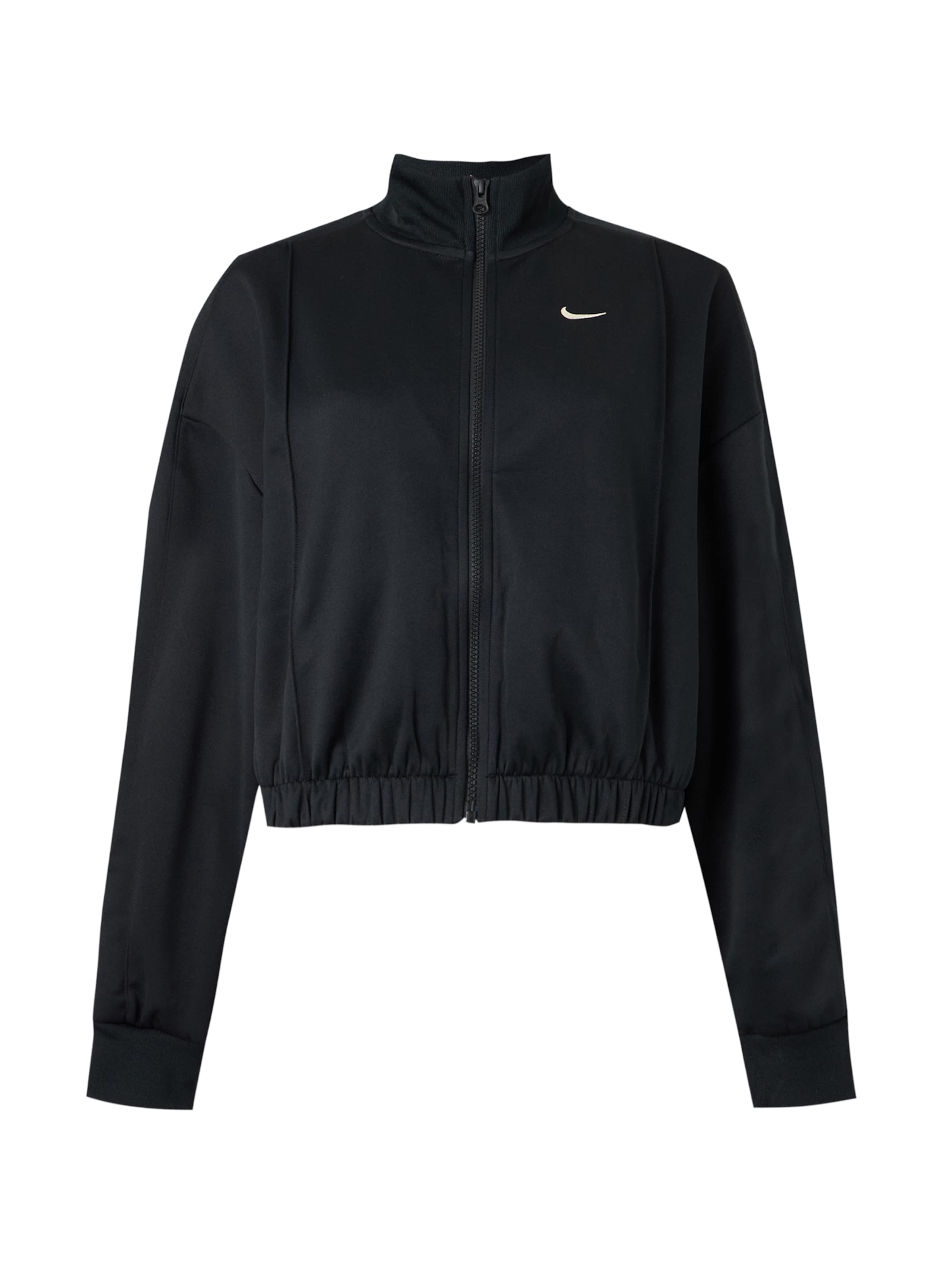 Nike Sportswear Кофта на молнии в Черный: спереди