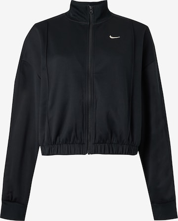 Nike Sportswear Sweatvest in Zwart: voorkant