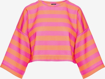 made of emotion Top 'Krótka bluza z nadrukiem' – pink: přední strana