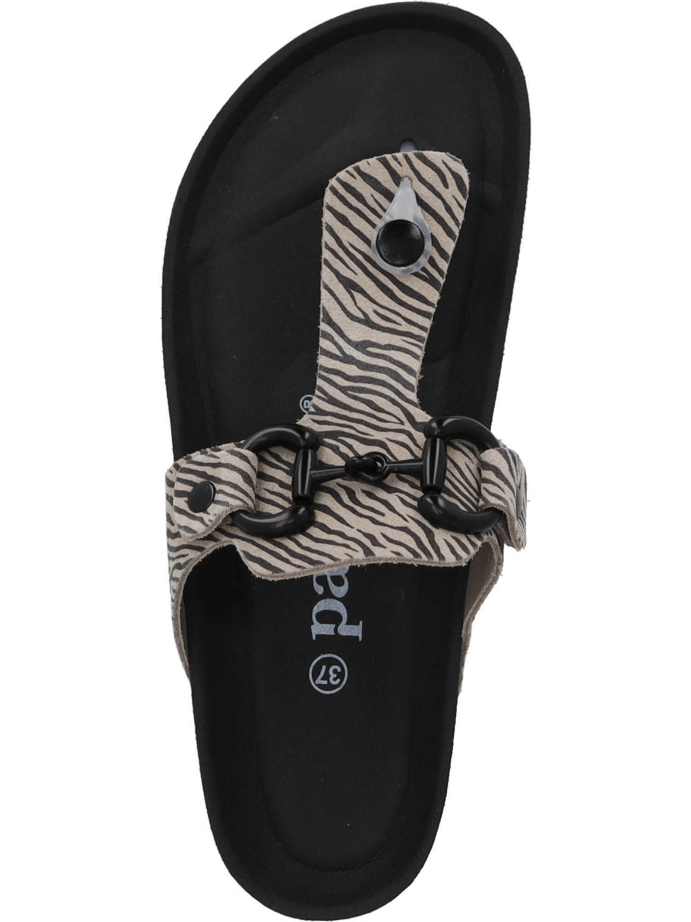 Palado Босоножки через палец 'Kos' в Черный