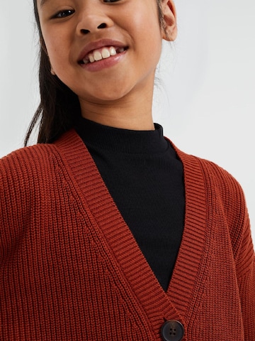 Cardigan WE Fashion en marron