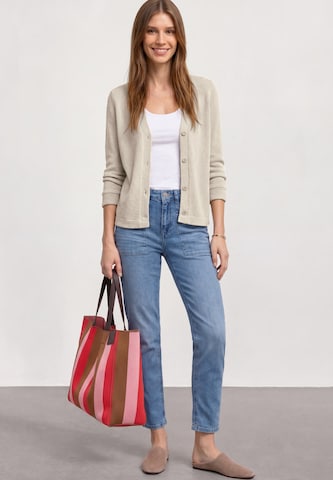STREET ONE Knit Cardigan in Beige