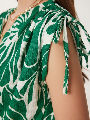 Happiness İstanbul Klänning i grön