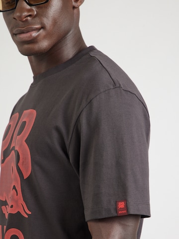HUGO Shirt 'Dayla' in Brown