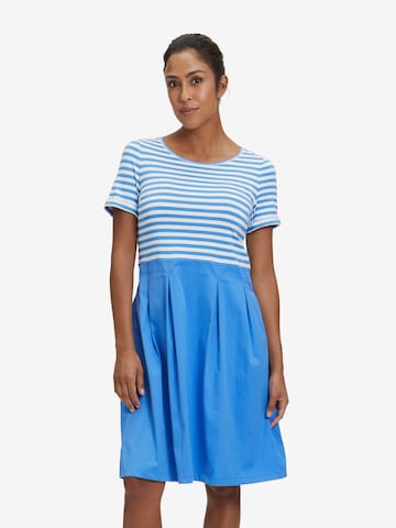 Vera Mont Summer Dress in Blue: front