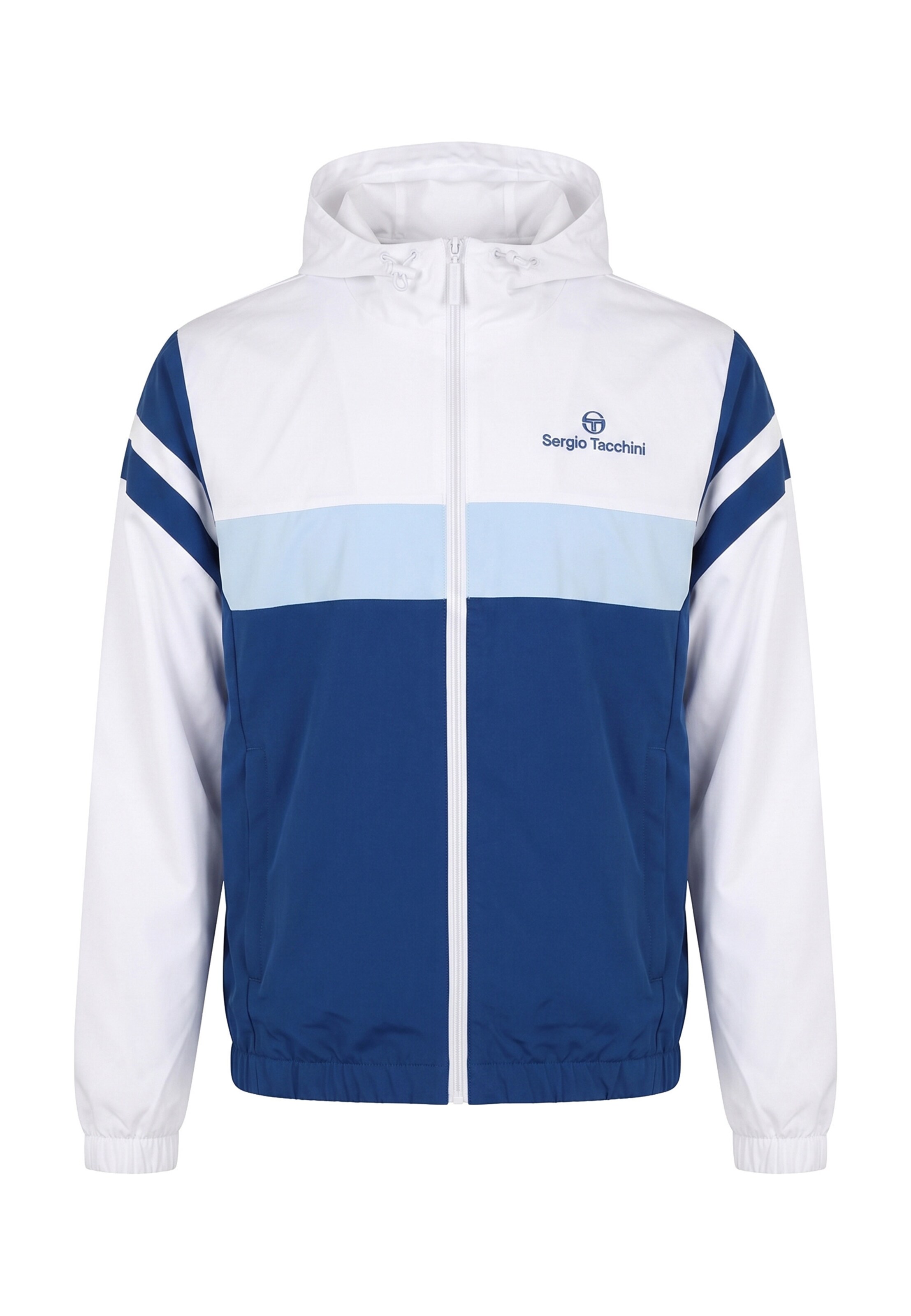 Giacca per l'allenamento 'Musa' di Sergio Tacchini in bianco: frontale