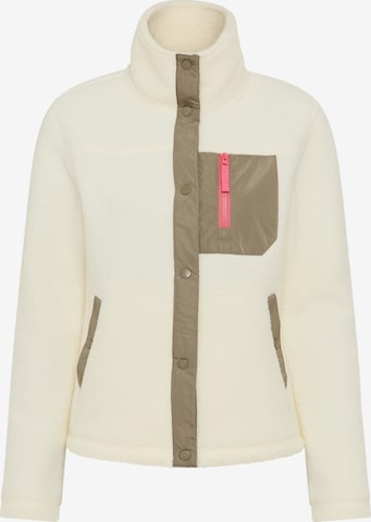 KangaROOS Fleecejacke in Weiß: Vorderseite