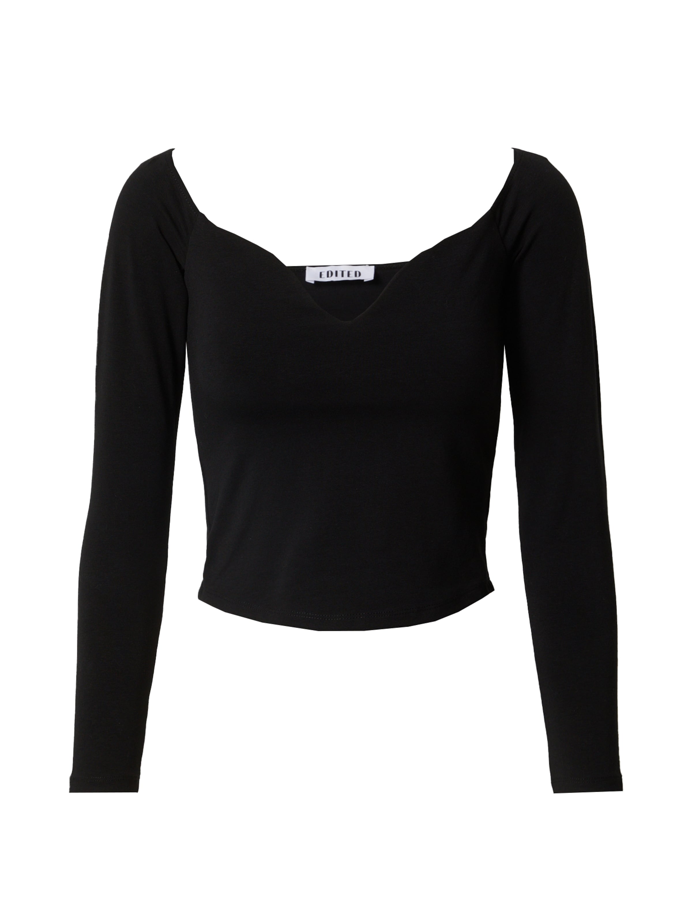 EDITED Camiseta 'Rosa' en negro, Vista del producto