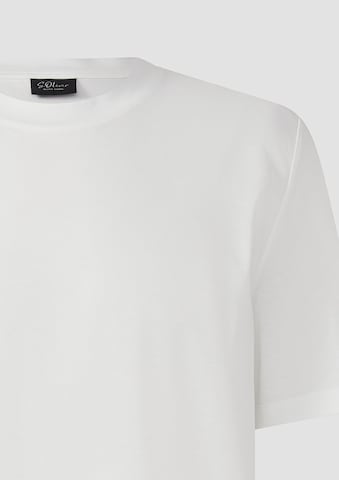 T-Shirt s.Oliver BLACK LABEL en blanc