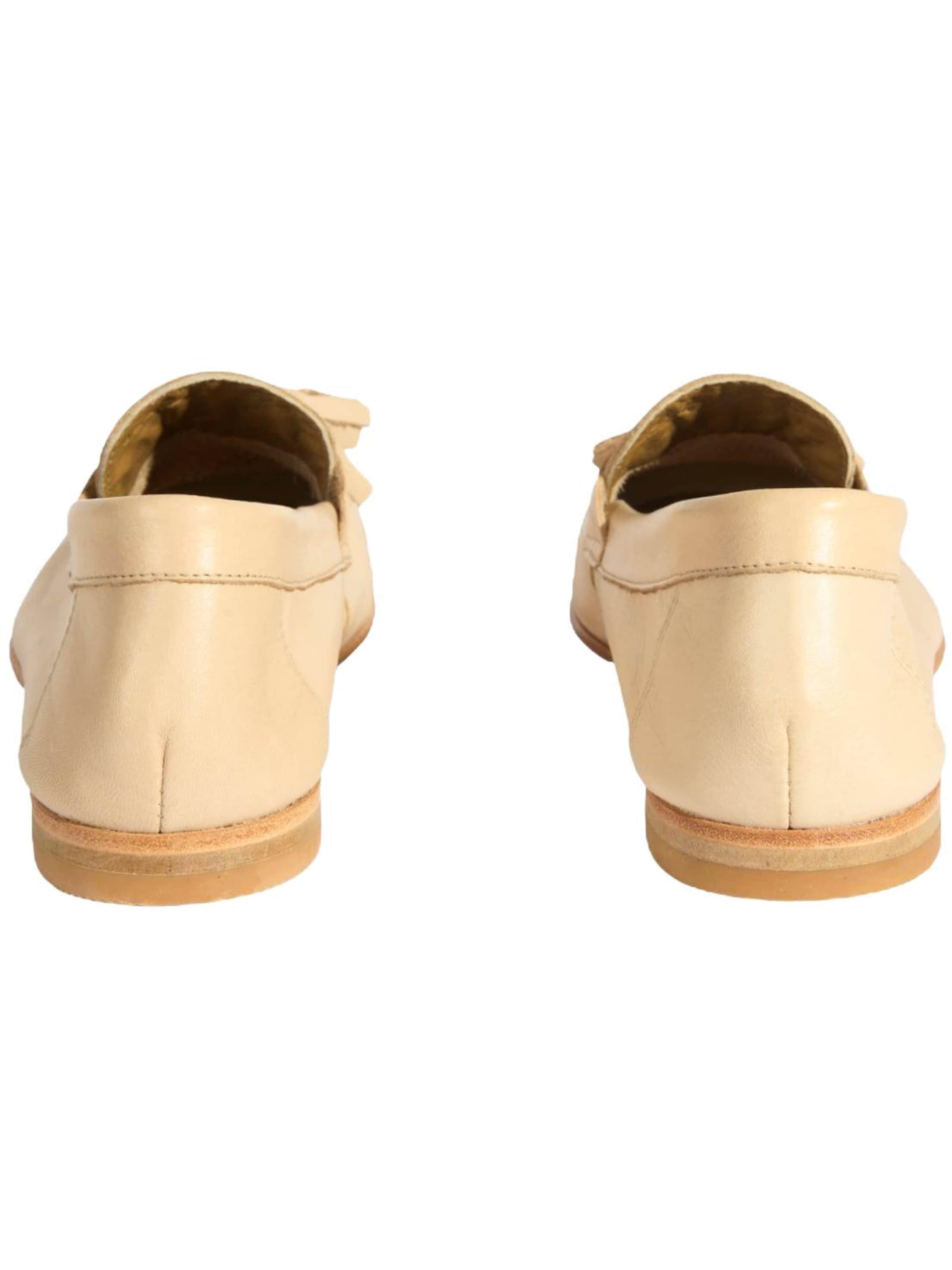 Desa - Mocasines 'Slip-Ons' en beige
