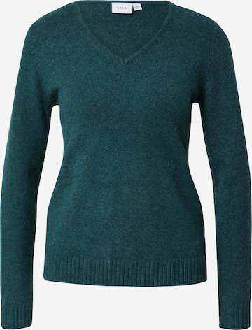 VILA Sweater 'Ril' in Green: front