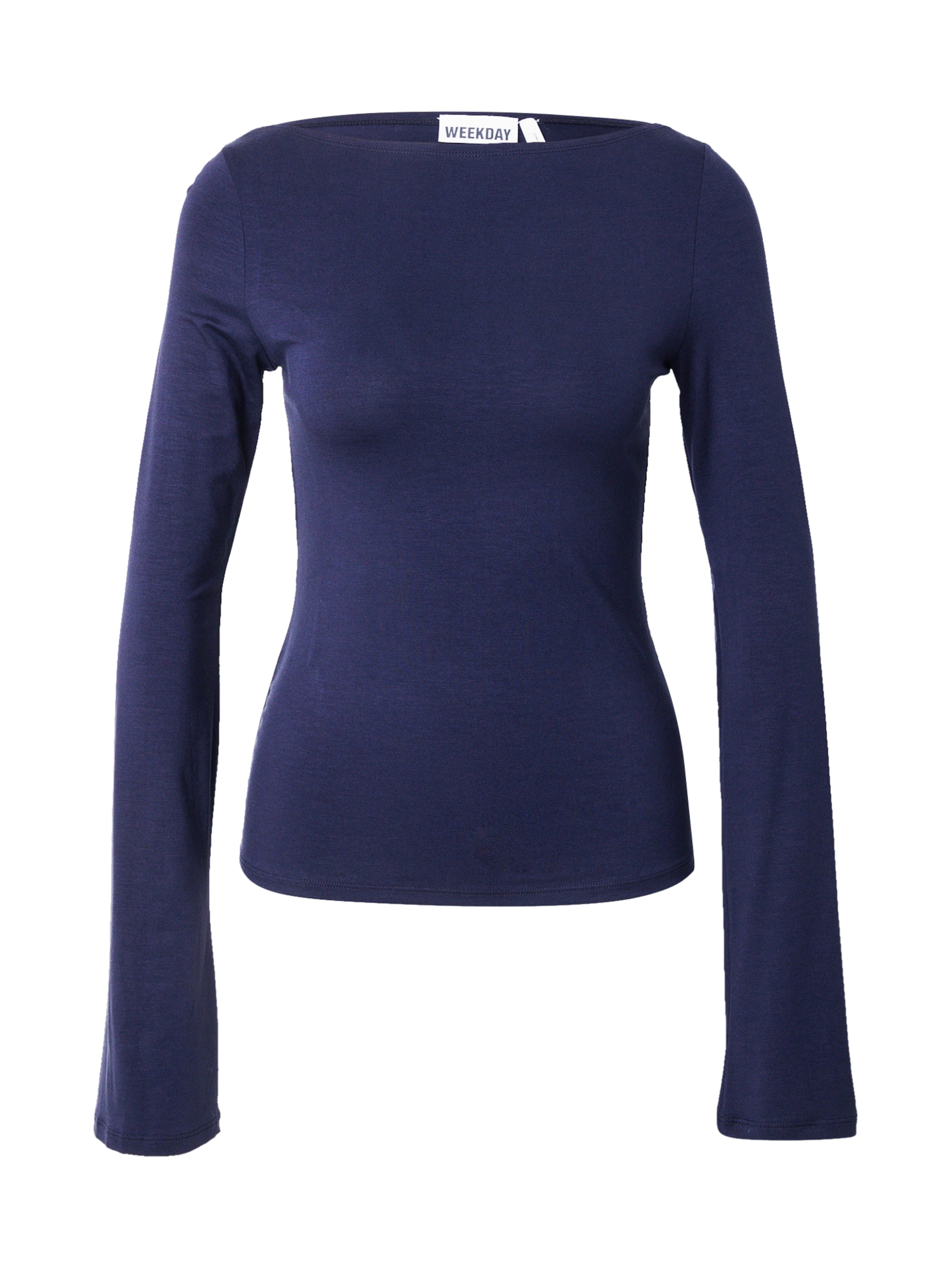 WEEKDAY Футболка 'Annie' в Синий: спереди