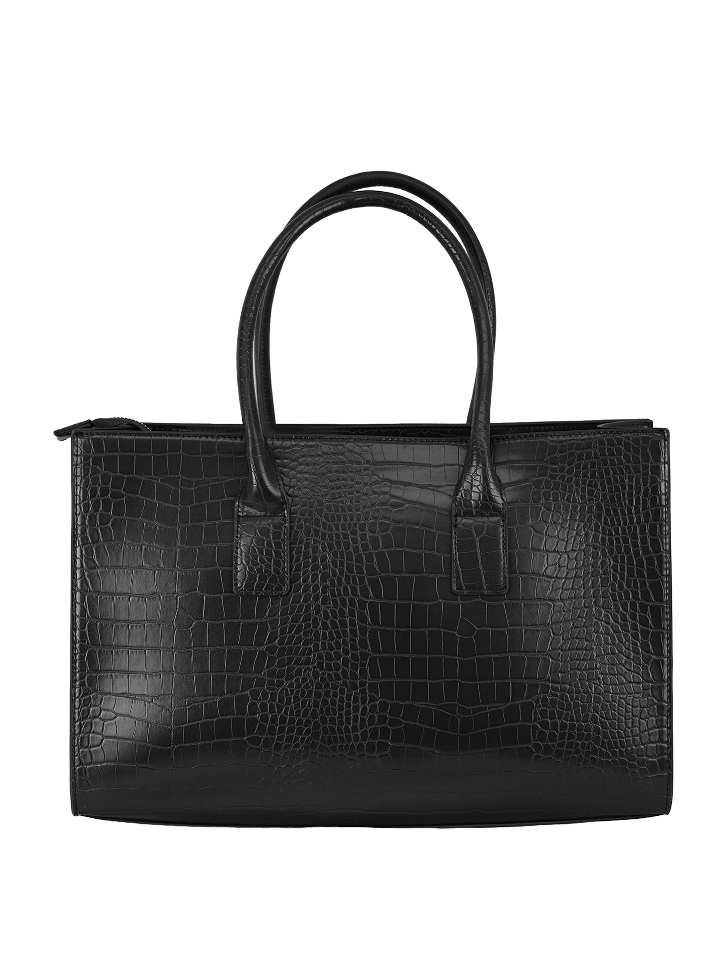 Shopper 'Borsa Shopper Elena Bruno Magli Eco-Pelle Coccodrillo Zip' di Bruno Magli in nero