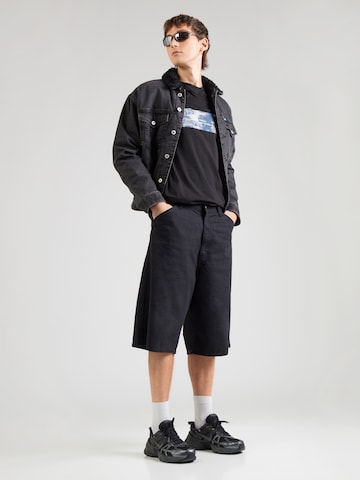 Tricou 'Napolux' de la HUGO pe negru