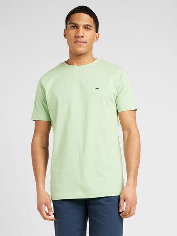 FYNCH-HATTON Regular fit Μπλουζάκι σε πράσινο: μπροστά