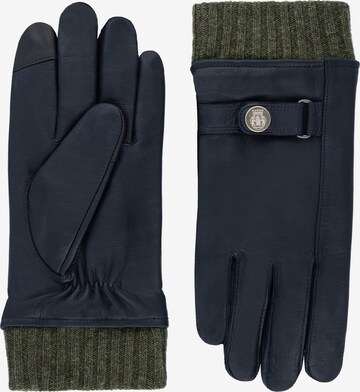 Roeckl Full Finger Gloves 'Dahlen' in Blue: front