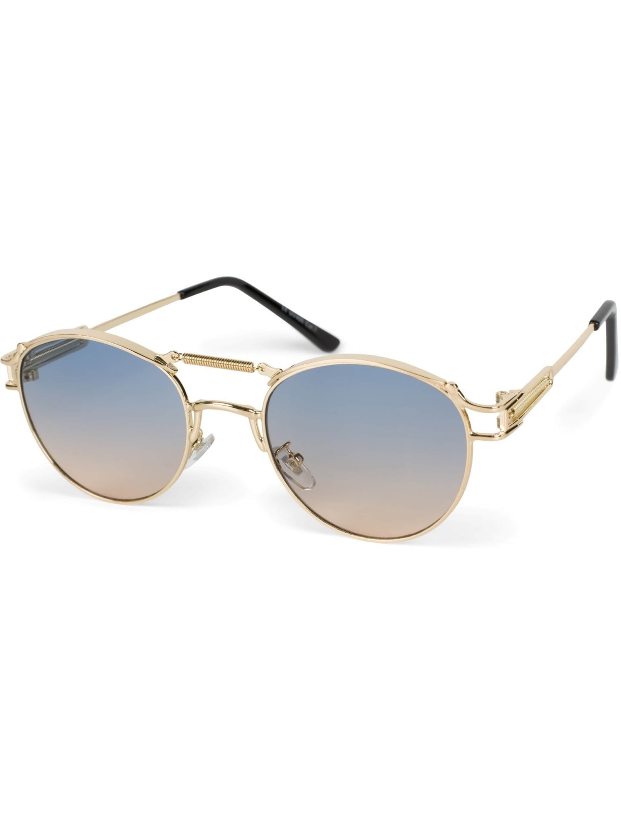 styleBREAKER Sunglasses 'Panto Sonnenbrille mit Federn' in Beige, Item view