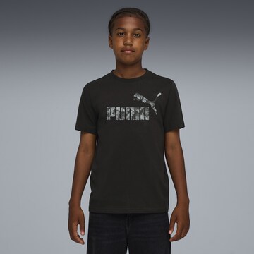 PUMA Shirt 'Essentials' in Zwart: voorkant