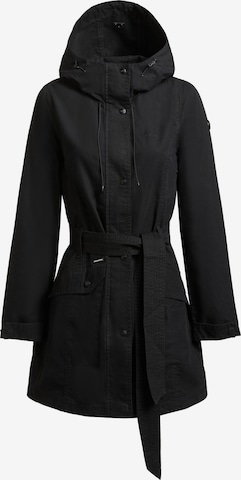 khujo Parka 'Prea' in Schwarz: Vorderseite