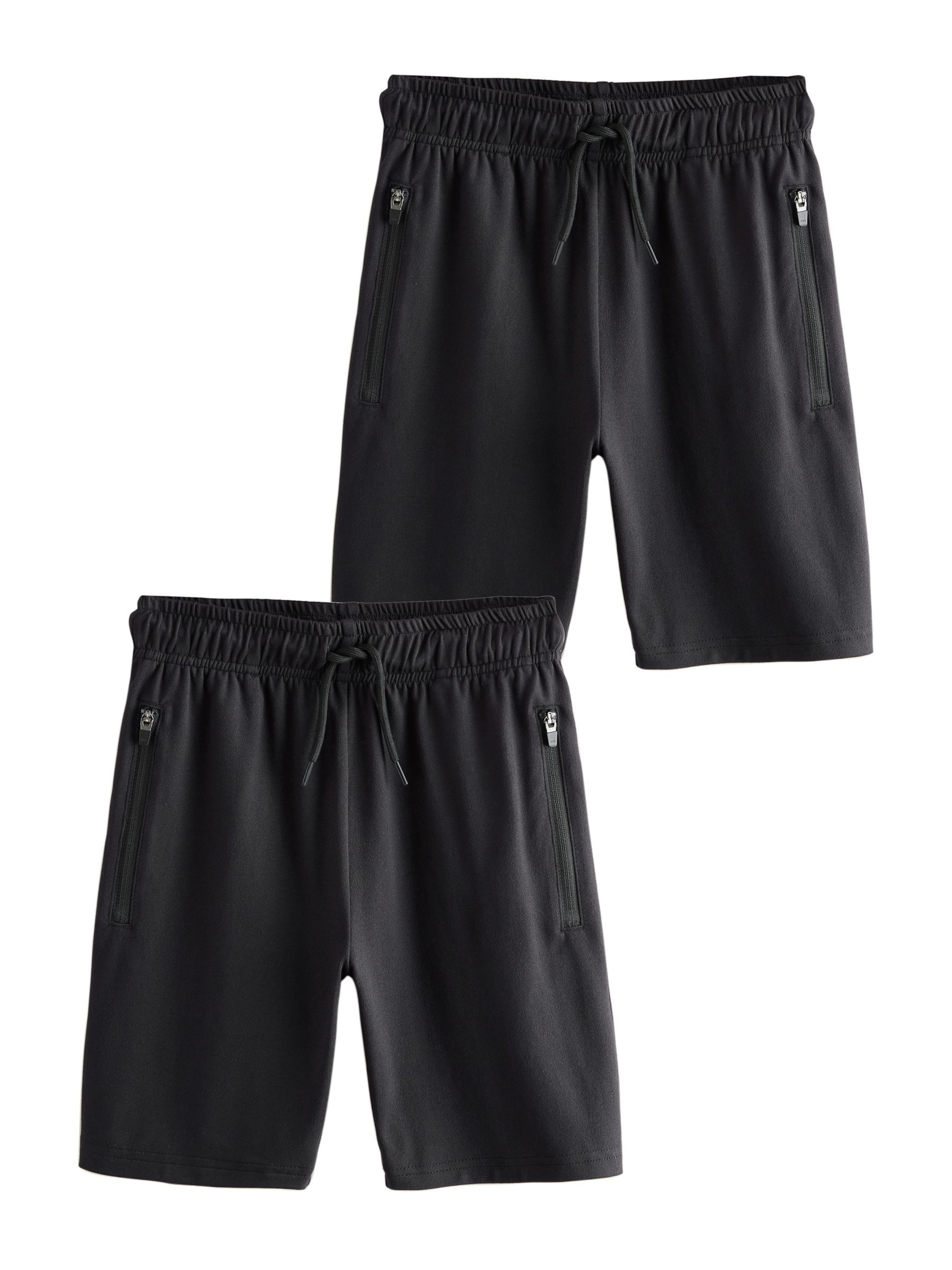 Next Regular Trousers in Black: front