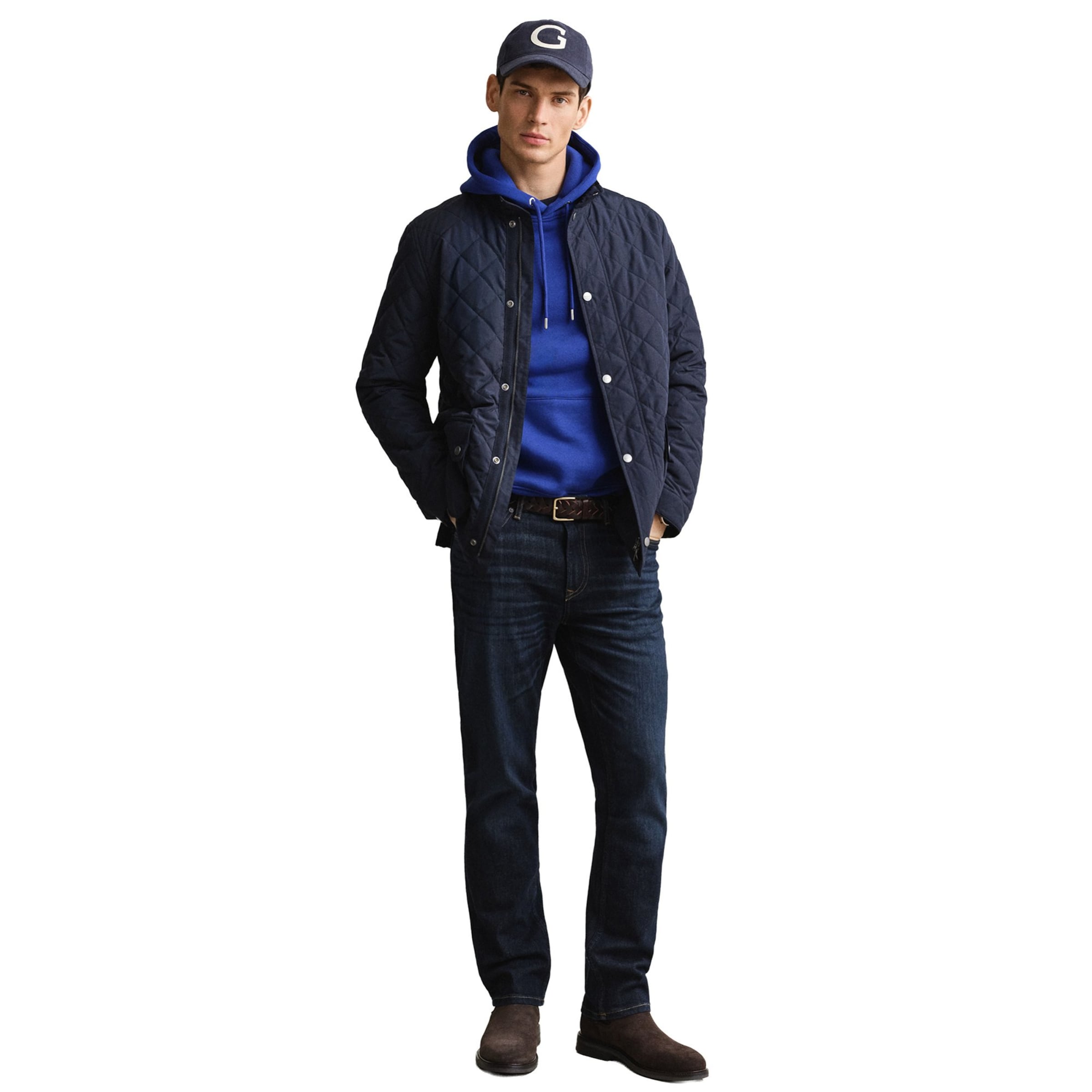 GANT - Chaqueta de entretiempo en azul