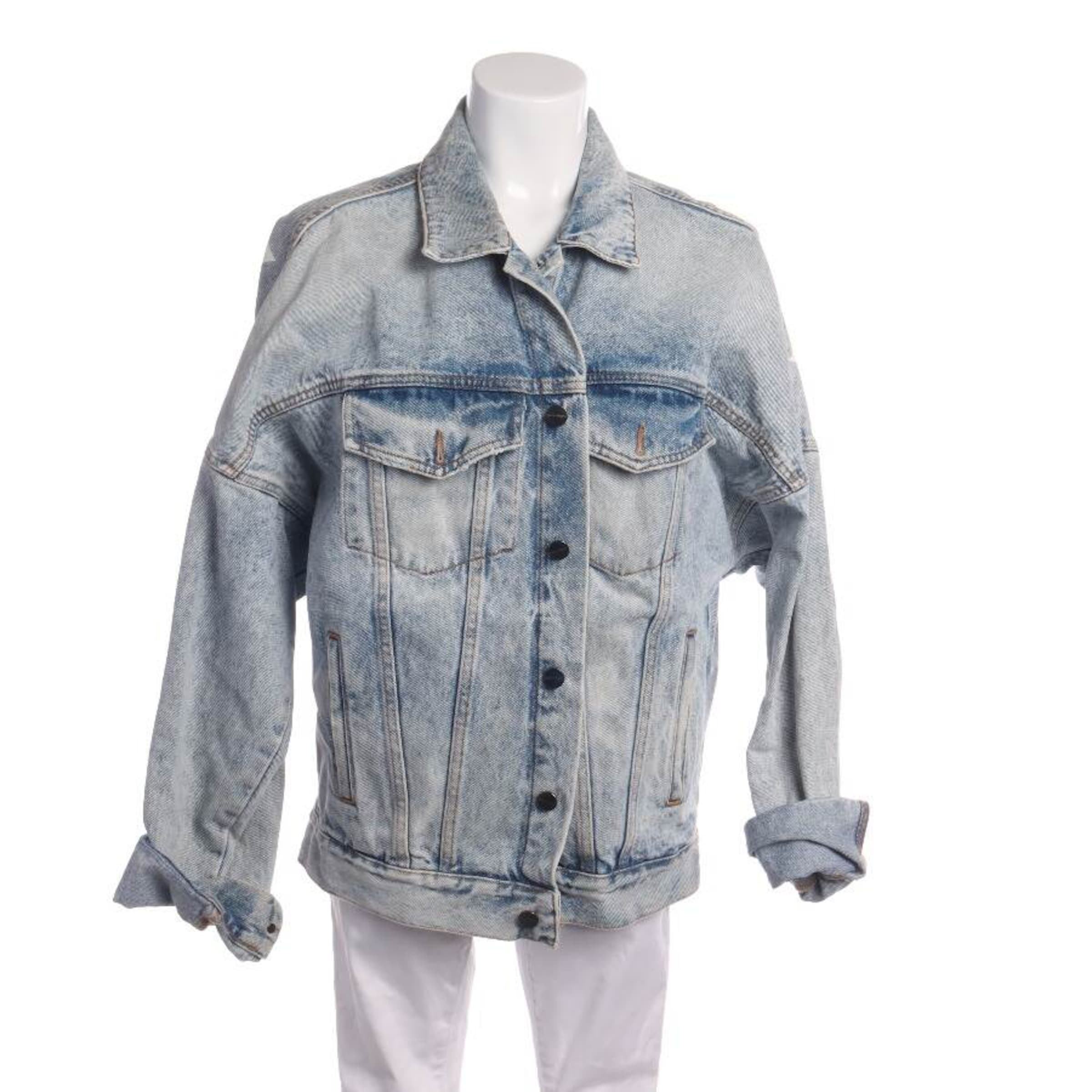 Palm Angels Jacket & Coat in M in Blue: front