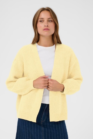 SAINT TROPEZ Knit Cardigan 'OttolineSZ ' in Yellow: front