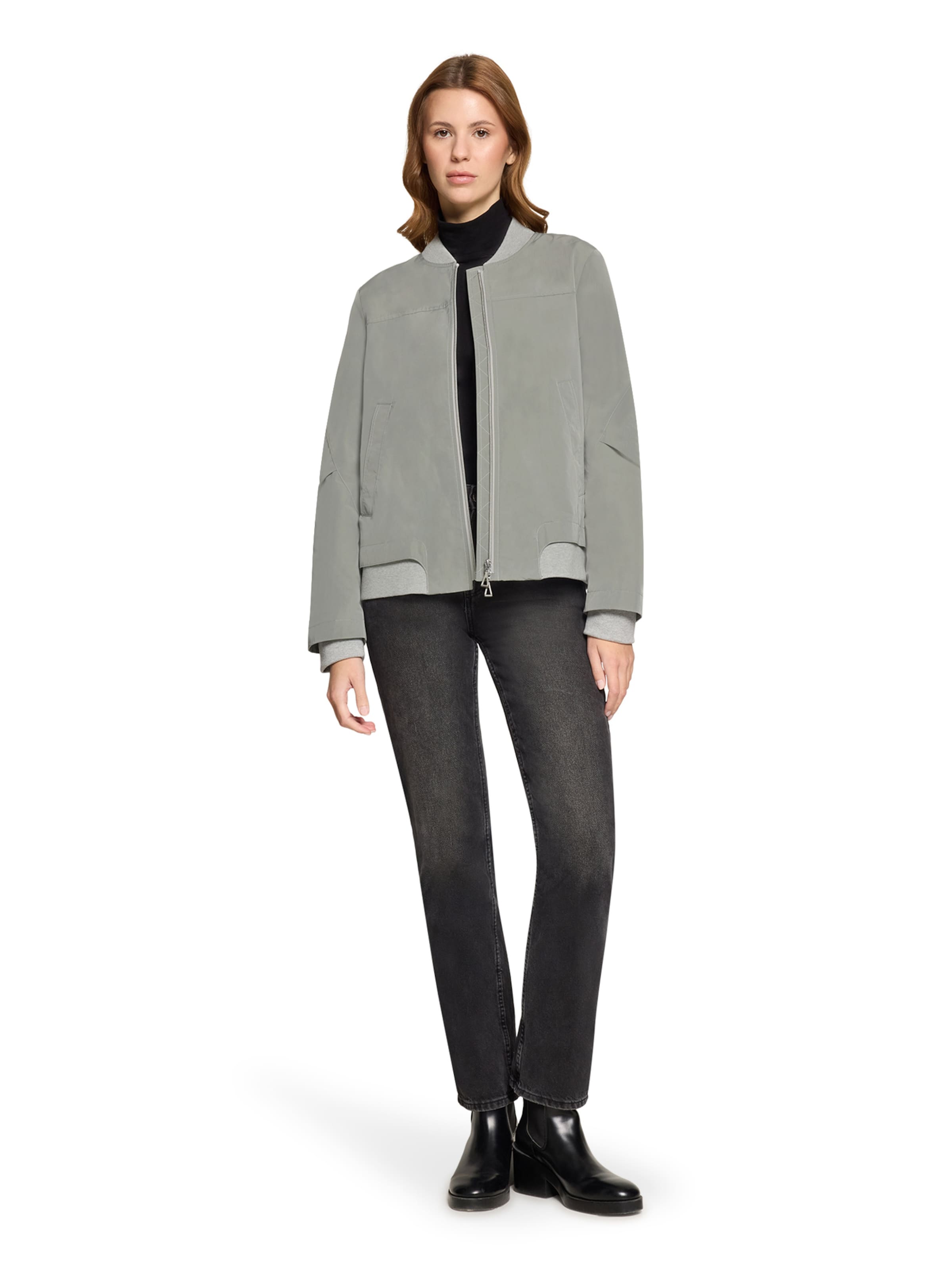 Amber & June Between-Season Jacket in Blue