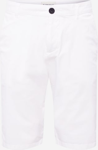 TOM TAILOR Chino trousers in White: front