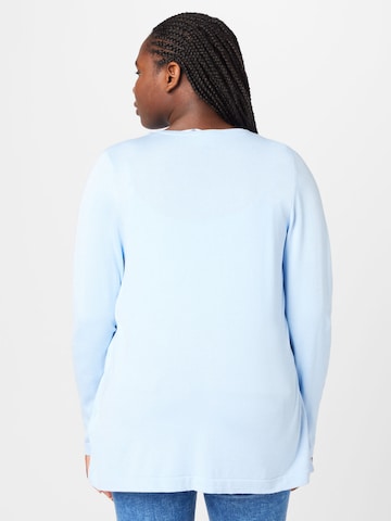 Cardigan 'Farsia' KAFFE CURVE en bleu