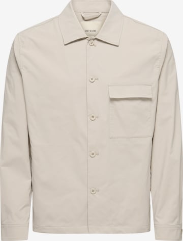 Veste mi-saison 'ONSGereth' Only & Sons en gris : devant