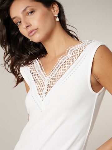 Haut 'Yalina' Deeluxe en blanc