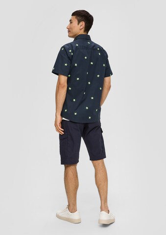 s.Oliver Regular fit Button Up Shirt in Blue