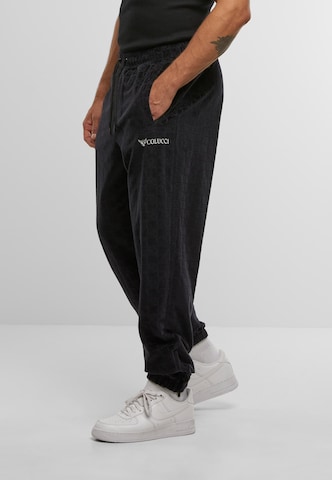 Carlo Colucci Tapered Hose in Schwarz