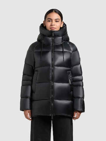 khujo Jacke 'Cara' in Grau: Vorderseite