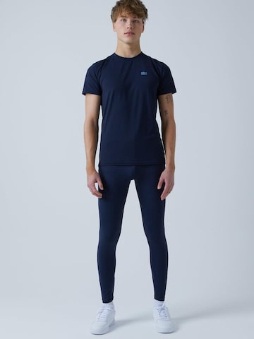 SPORTKIND - Slimfit Pantalón deportivo 'Long Running Tights' en azul: frente