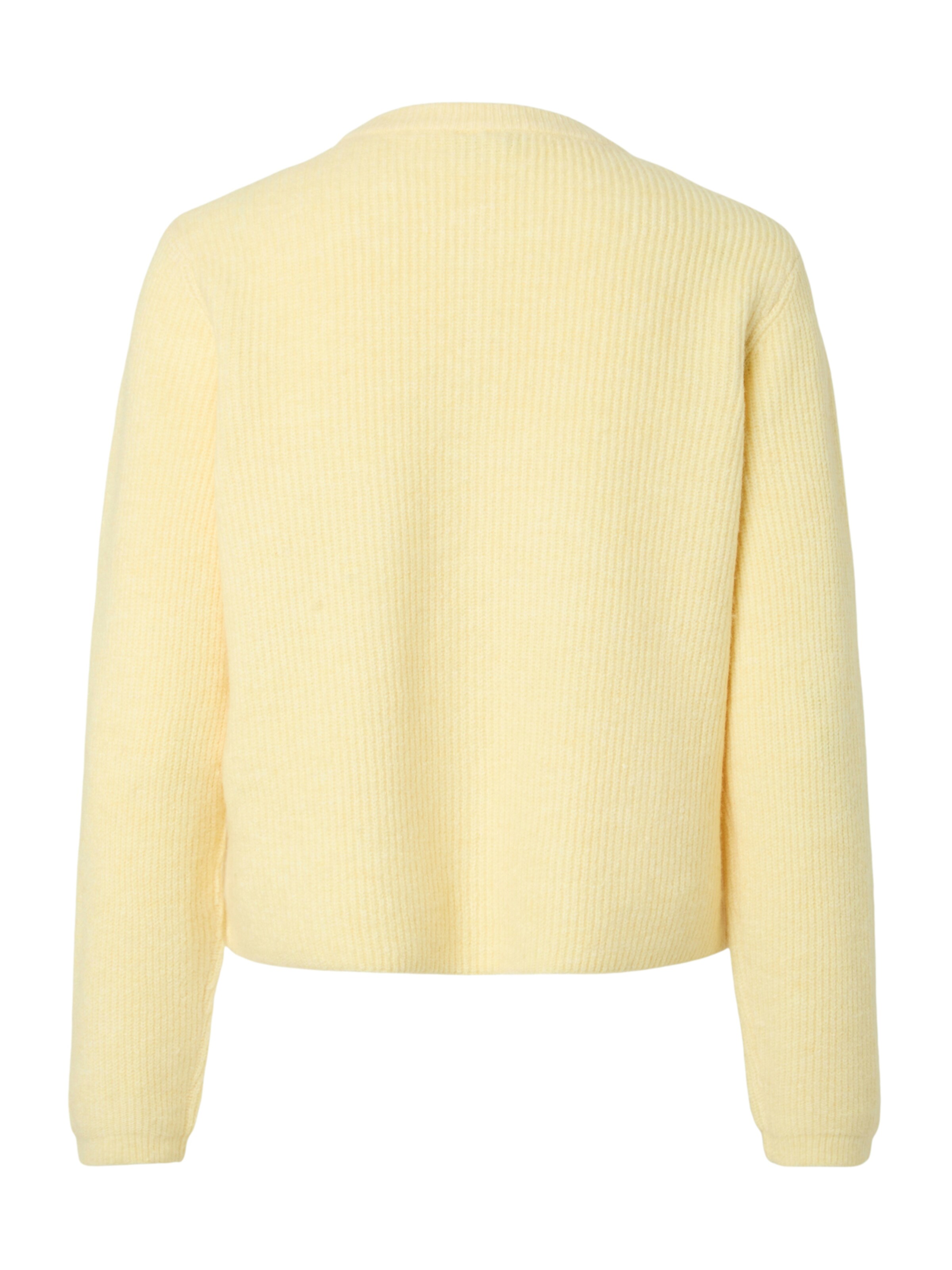 PIECES Πλεκτή ζακέτα 'PCSILLY' σε κίτρινο