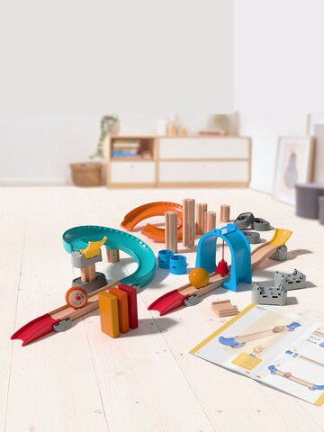 Jeux ' Kullerbü Ergänzungsset Hohe Säulen ' HABA en mélange de couleurs