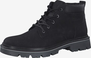 s.Oliver Lace-Up Boots in Black: front