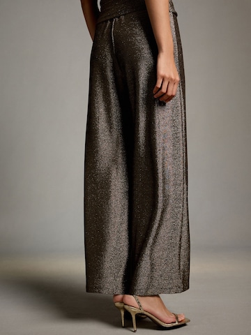 Next Wide Leg Bukser i brun