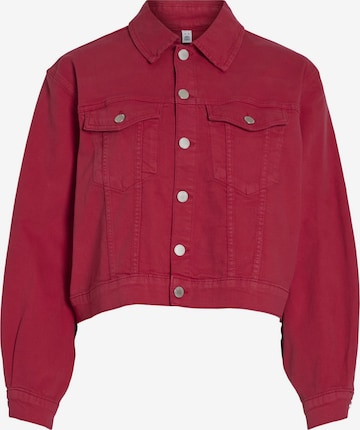 VILA Between-Season Jacket in Red: front