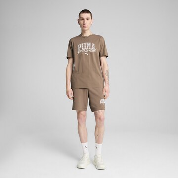 PUMA Regular Broek 'Class' in Bruin