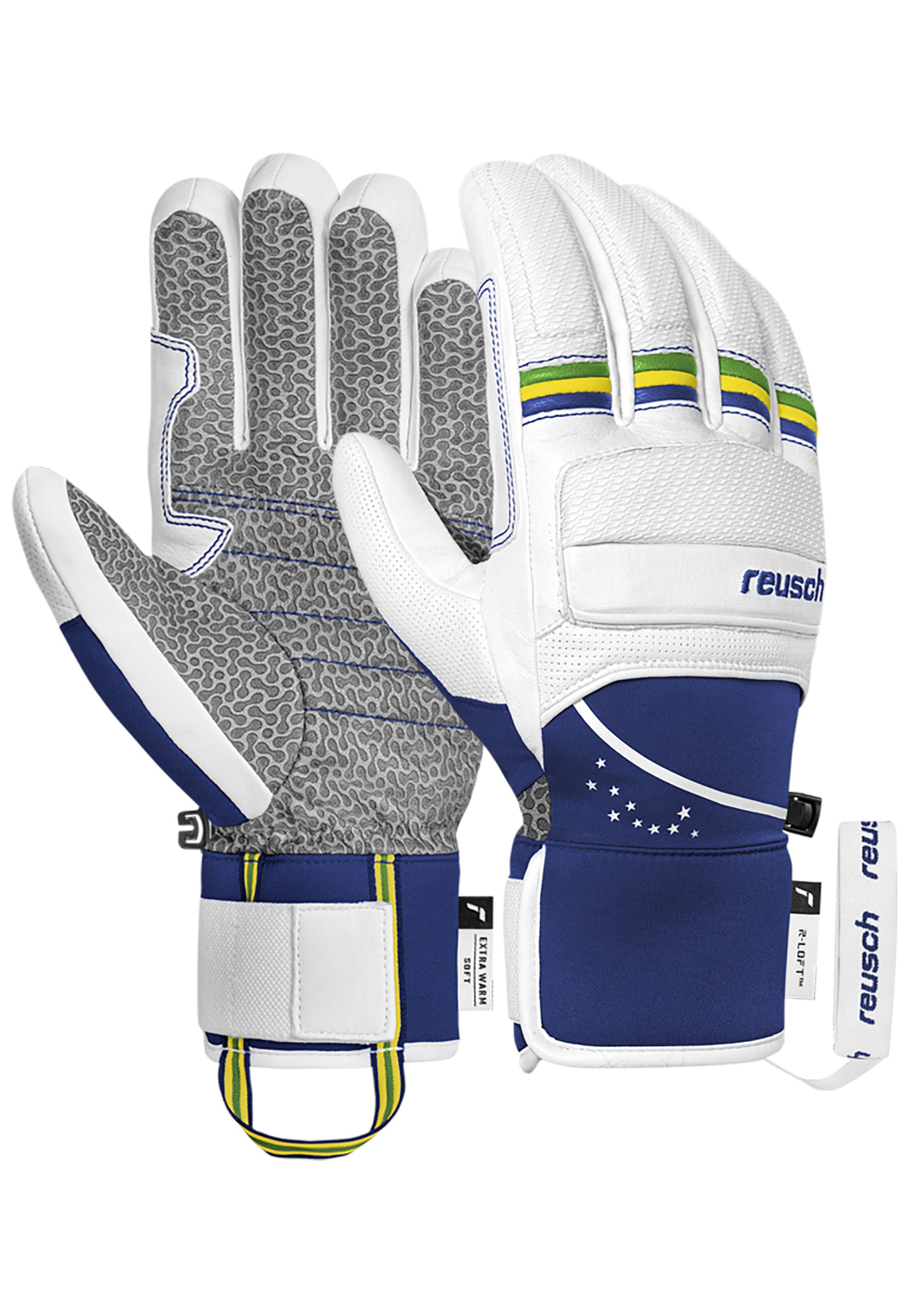 REUSCH Sports gloves 'Lucas Braathen' in Blue: front
