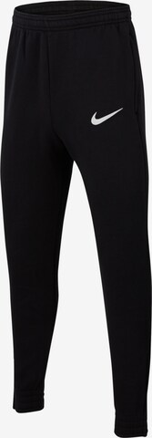 NIKE Workout Pants in Black: front