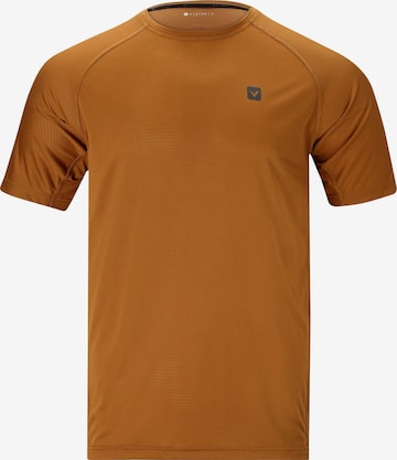 Virtus Performance Shirt in Brown: front
