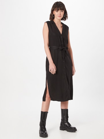 Robe-chemise 'Maggie' Pepe Jeans en noir : devant