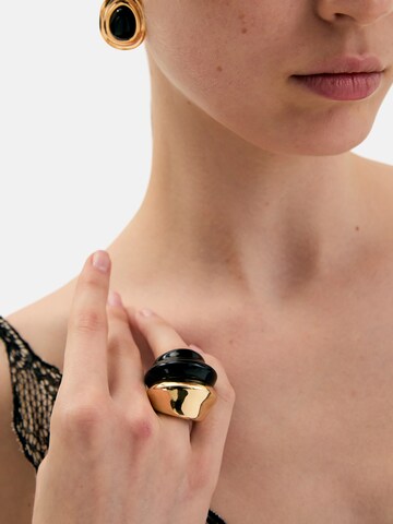 NALì Ring in Zwart: voorkant
