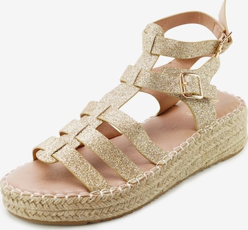 Findlay Sandal 'TILIA' in Gold: front