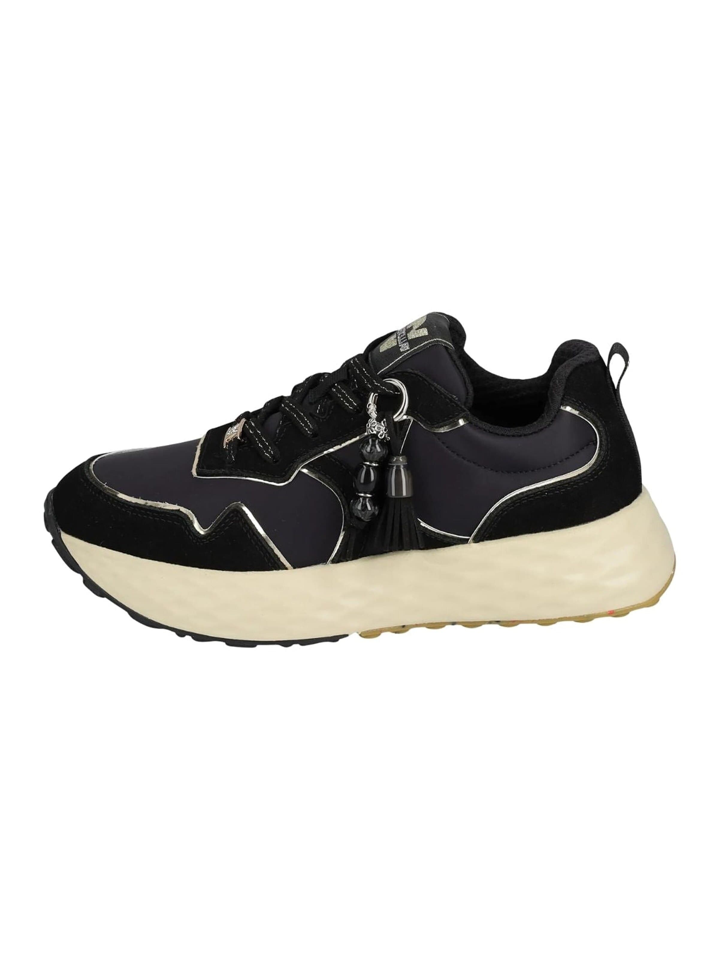 Sneaker bassa 'Valleverde Sneakers Nera' di Valleverde in nero: frontale